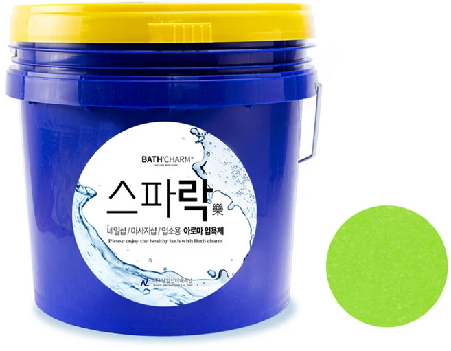 바스참 스파락 입욕제 녹차, 10kg, 1개 - 쿠팡