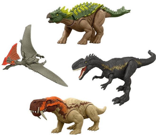 마텔 쥬라기월드 새로운 시작 스트라이크 어택 ASST 피규어 랜덤발송, 1개