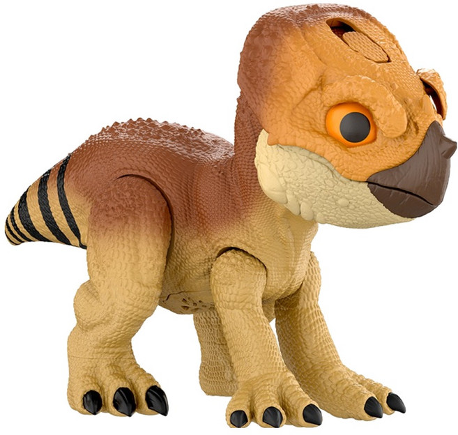 마텔 쥬라기월드 새로운 시작 베이비 아퀼롭스 돌로레스 작동인형, 125mm, 혼합색상, 1개