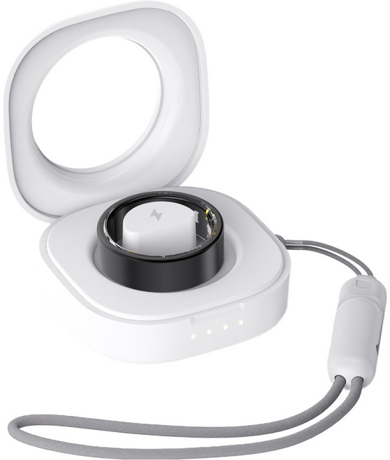 엠지텍 아이폰 갤럭시 호환 건강 모니터링 피트니스 바이오 스마트링, 8호, 블랙