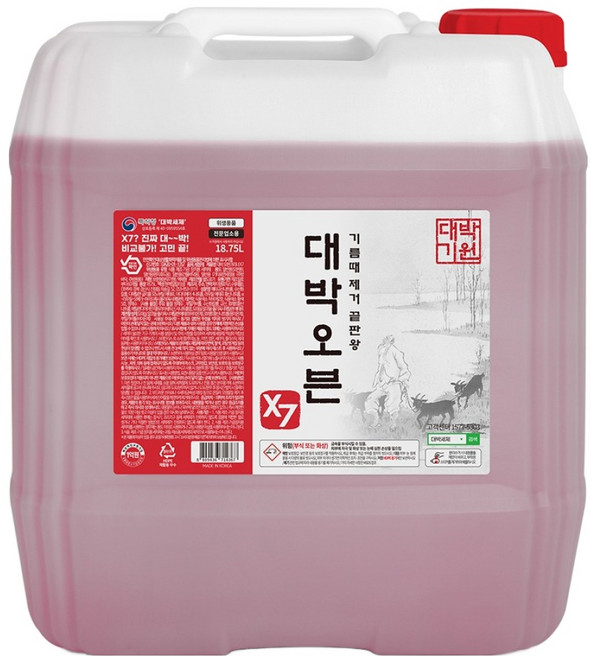 대박 오븐크리너 X7, 18.75L, 1개