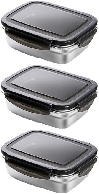 까사베니 연마제 없는 스텐인레스 푸드서버, 350ml, 3개