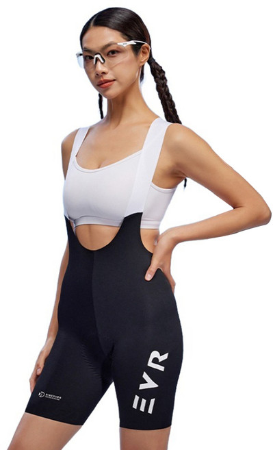 EVR 여성용 DISCOVER 심리스 자전거 빕숏 KX2506