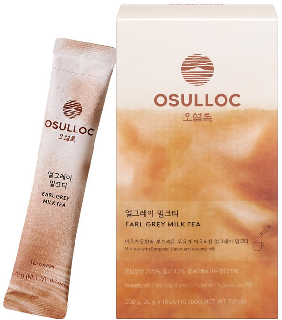 OSULLOC 伯爵奶茶, 1個, 10入, 20g