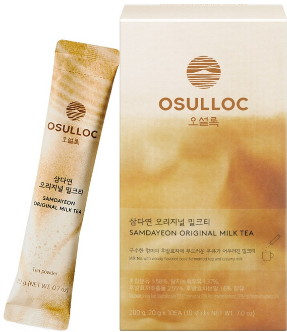 오설록 삼다연 오리지널 밀크티, 20g, 10개입, 1개