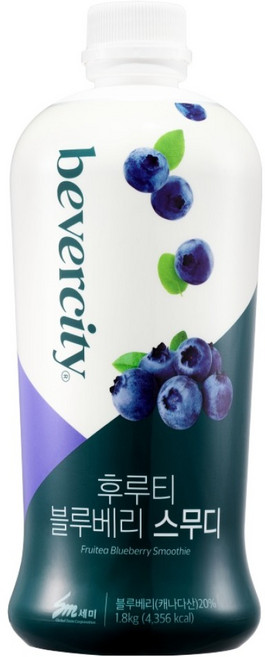 베버시티 세미 후루티 블루베리 스무디, 1.8kg, 1개