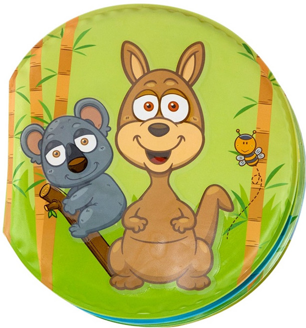 캐스비 플레이 목욕책 동물, 1개, 혼합색상