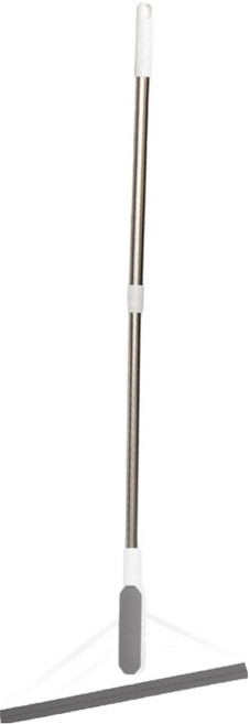 길이 조절형 실리콘 스퀴지 빗자루, 1개, 그레이