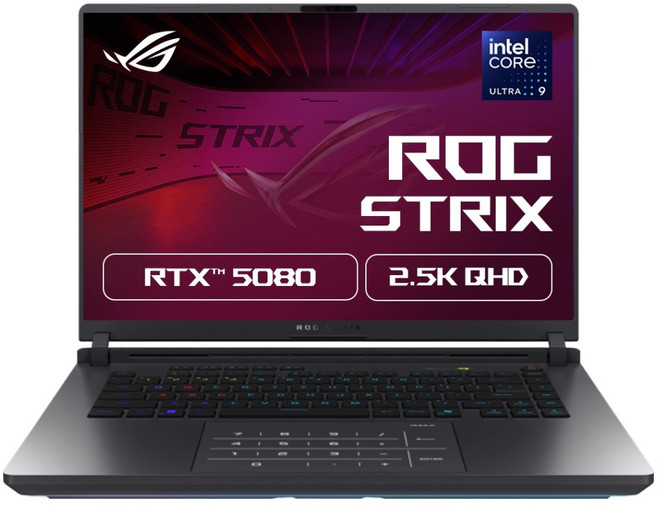 에이수스 2025 ROG 스트릭스 G16 코어Ultra9 지포스 RTX 5080, Eclipse Gray, 1TB, 32GB, Free DOS, G615LW-S5027