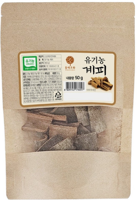 몸애조화 유기농 계피, 50g, 1개