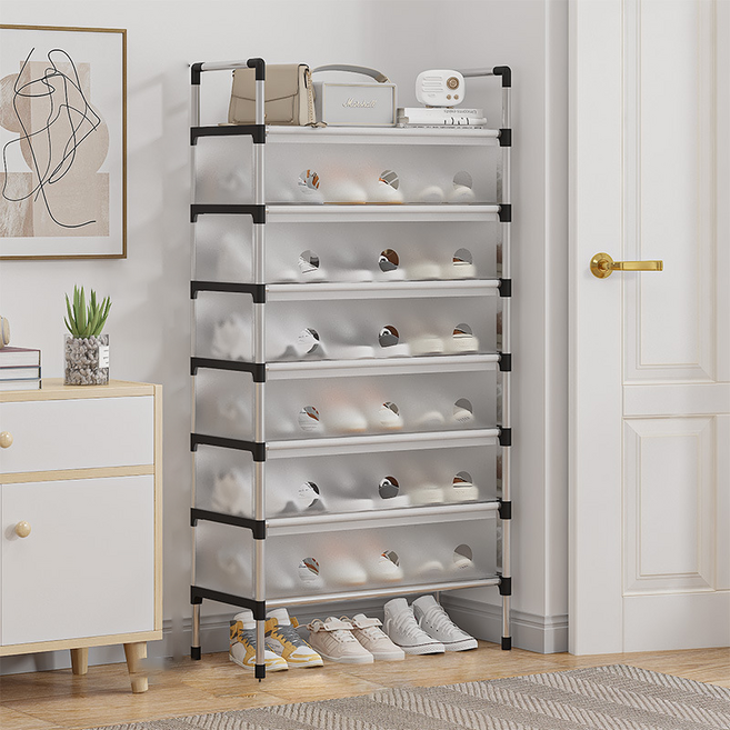 썸즈마인 조립식 철제 신발장, 혼합색상, 7단