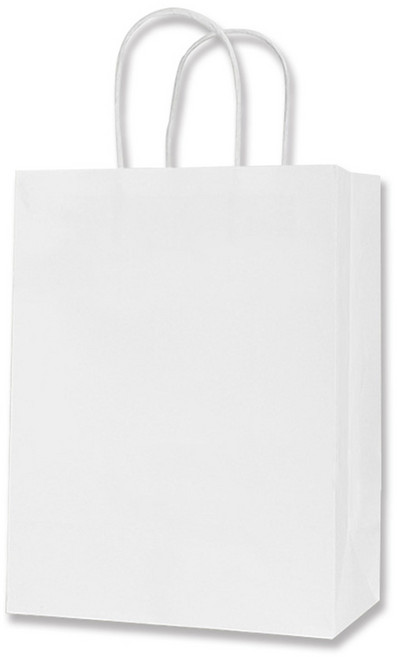 아이엔피 무지 종이쇼핑백, 화이트, 25개