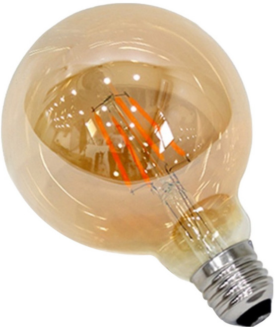 Ledison 에디슨 전구 4W G95, 1개, 전구색