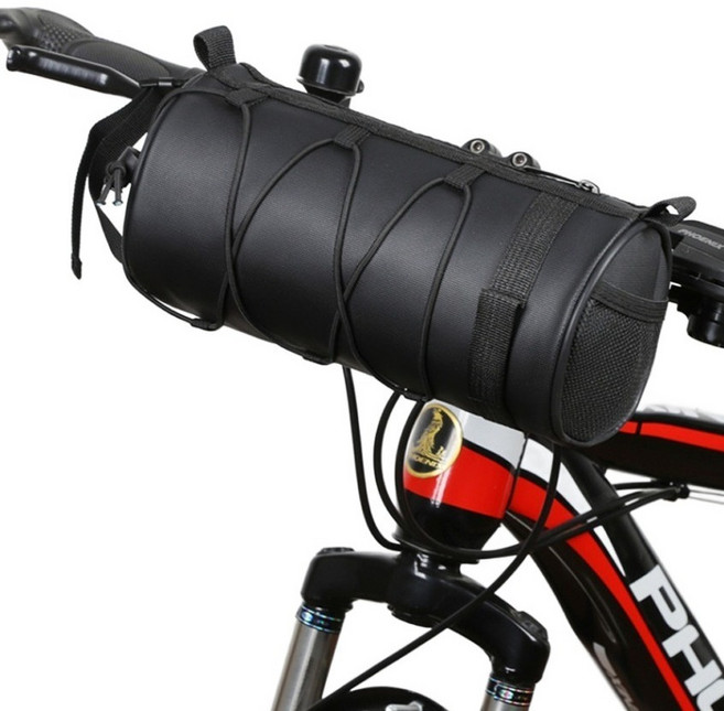 아이디어룸 자전거 핸들 가방 프론트 백, 블랙, 1개