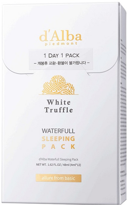 달바 워터풀 비건 슬리핑팩, 48ml, 1개