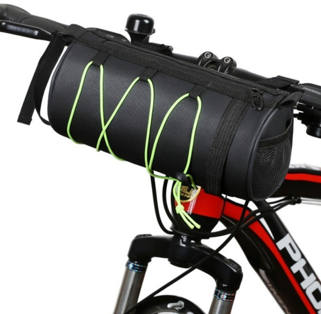 아이디어룸 자전거 핸들 가방 프론트 백, 네온, 1개