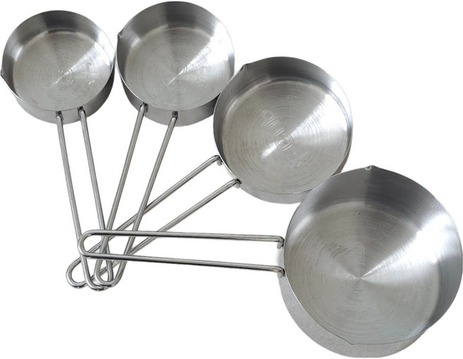 빈플랜트 카페 베이킹 스테인리스 계량 스푼 4종 세트, 1세트