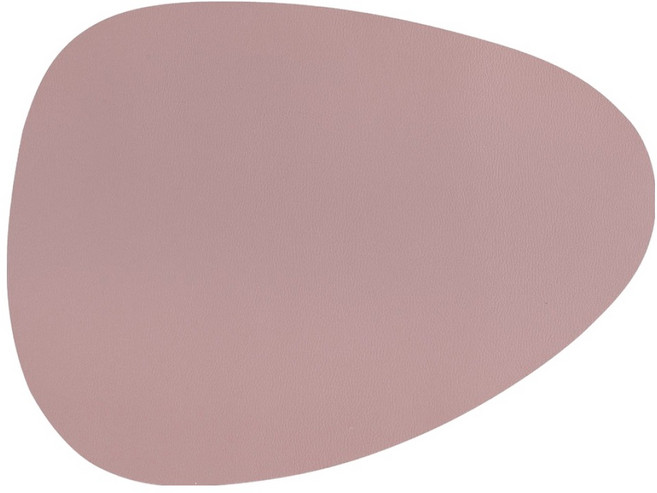 직작 토고 삼각 테이블매트, 43 x 32 cm, 핑크