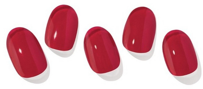 오호라 젤 스트립 네일, 1개, 레드 라이트
