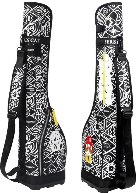 페르시안캣 어반 에스닉 골프 파크골프 스탠드 하프백 PER HALF 007, 블랙
