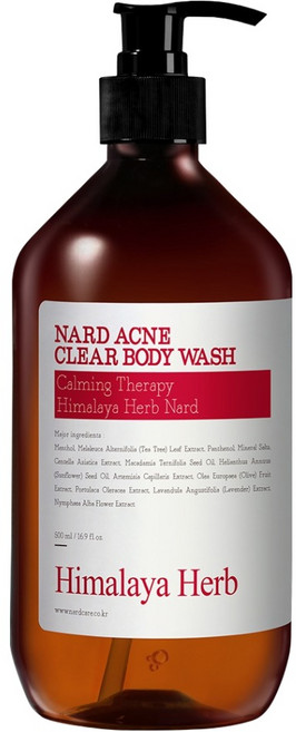 나드 부케가르니 여드름 완화 바디워시, 500ml, 1개