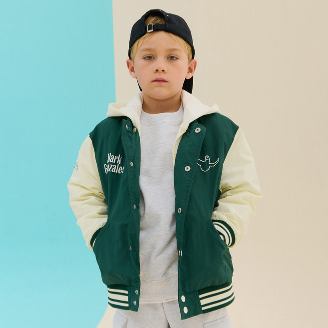 MARK GONZALES KIDS 兒童天使連帽棒球外套