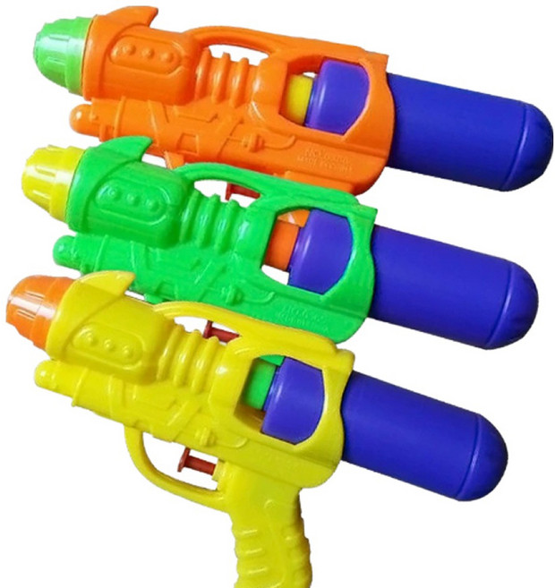 퍼줌 칼라 파워 물총 3종 세트, 노랑, 연두, 주황, 1세트