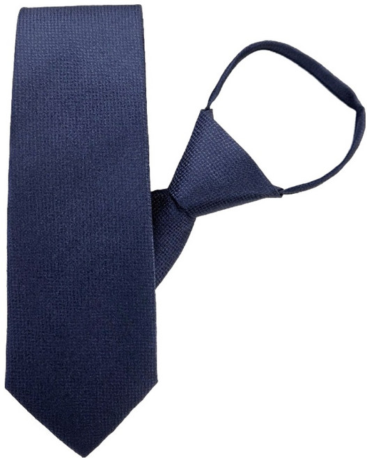 엘르 남성용 자동 지퍼 넥타이