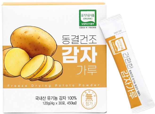 산마을 동결건조 감자가루 30p, 120g, 1개