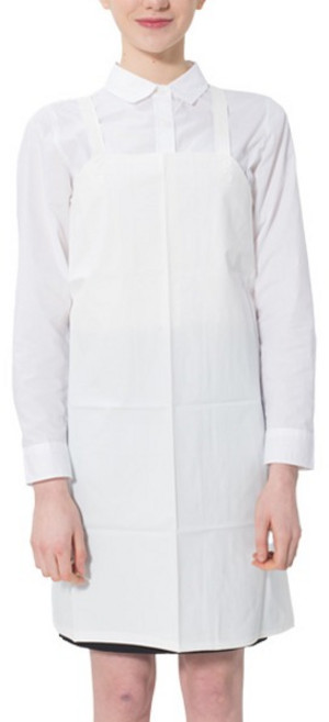 예경 고주파 우레탄 방수 앞치마 H형 소 PO-05, 13무광흰색, 1개