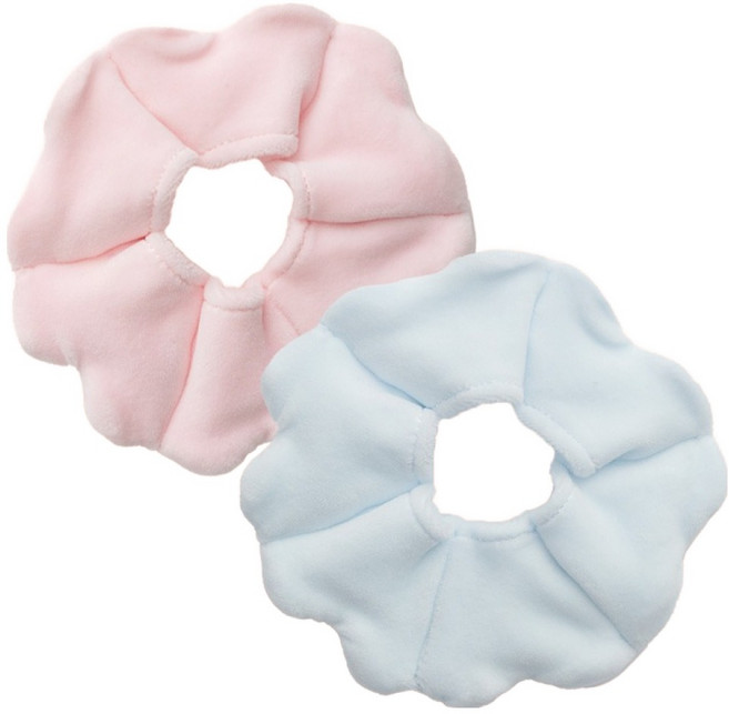 바잇미 강아지 오래 하는 노즈워크 넥카라 장난감 2종 세트, 핑크, 블루, 1세트