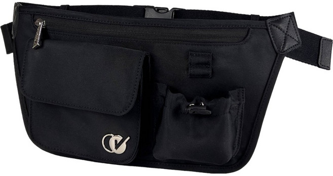 볼빅 남녀공용 NEW 시그니처 골프 힙색, 블랙, 1개