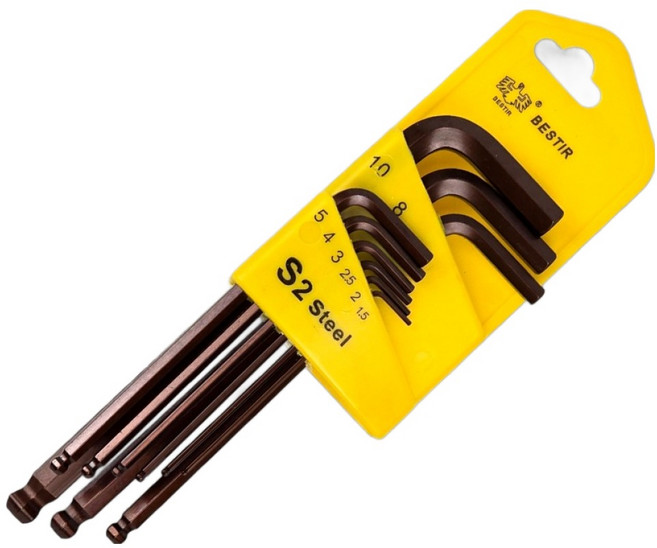 BESTIR 육각볼렌치 9종 세트 BST-94301, 1세트