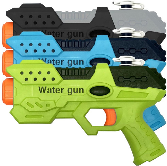 강력하고 긴 분사거리 워터밤 파워 배틀건 물총, 랜덤발송, 3개
