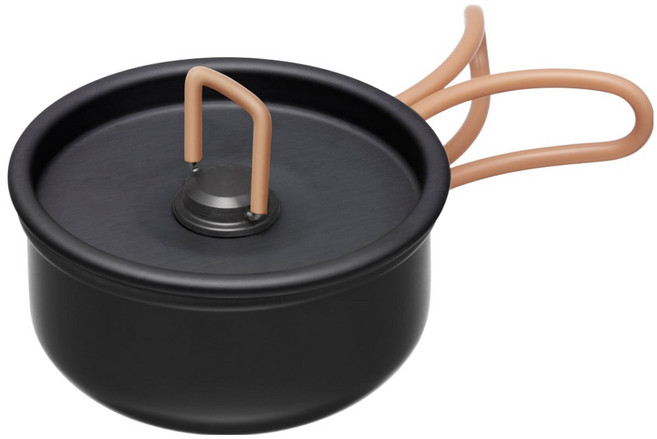 로고스 쿠커 캠핑컵, 블랙, 1개