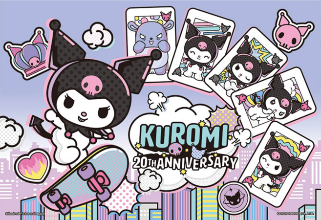 HUNDRED PICTURES 百耘圖 Kuromi 酷洛米 周年系列 街頭潮流拼圖 300片 兒童益智玩具, 1盒