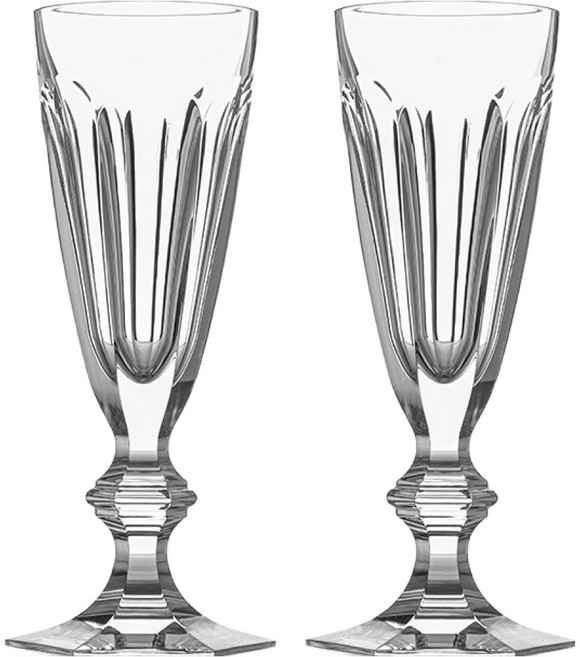 Baccarat 크리스탈 아코어 1841 플루트 2811799, 2개, 120ml