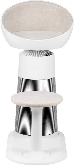 LG전자 퓨리케어 오브제컬렉션 에어로캣타워 공기청정기 19.8㎡ 방문설치, AS065CWHA, 에센스 화이트
