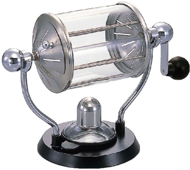 HARIO 好璃奧 復古咖啡烘豆機, 銀色, 1個