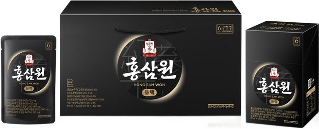 정관장 정품 홍삼원 정관장 블랙 30p, 1개, 2.4L