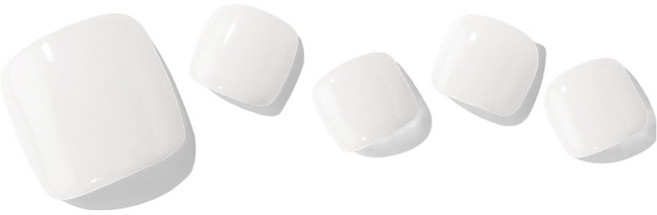 오호라 P 베이직페디 3호 세트, 1개, 화이트 베이직