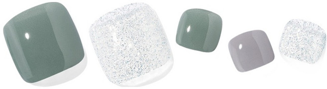 오호라 페디 젤스트립 세트, P Ice Mint, 1개