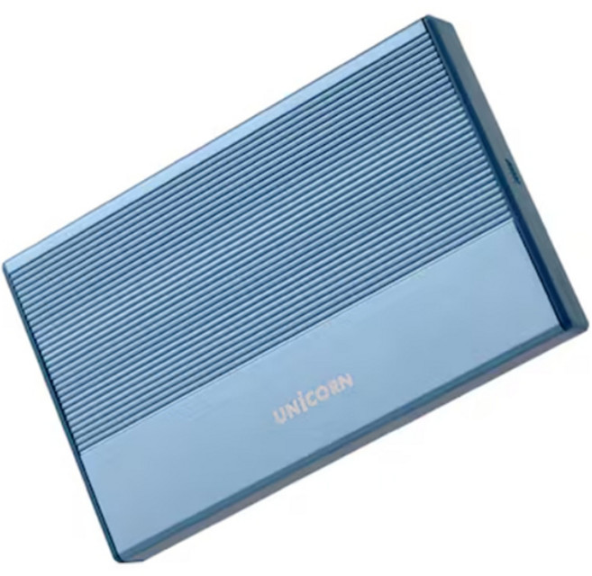 유니콘 외장하드 HDD-800VA AS 1년 USB3.2 Gen2 A+C타입, 500GB