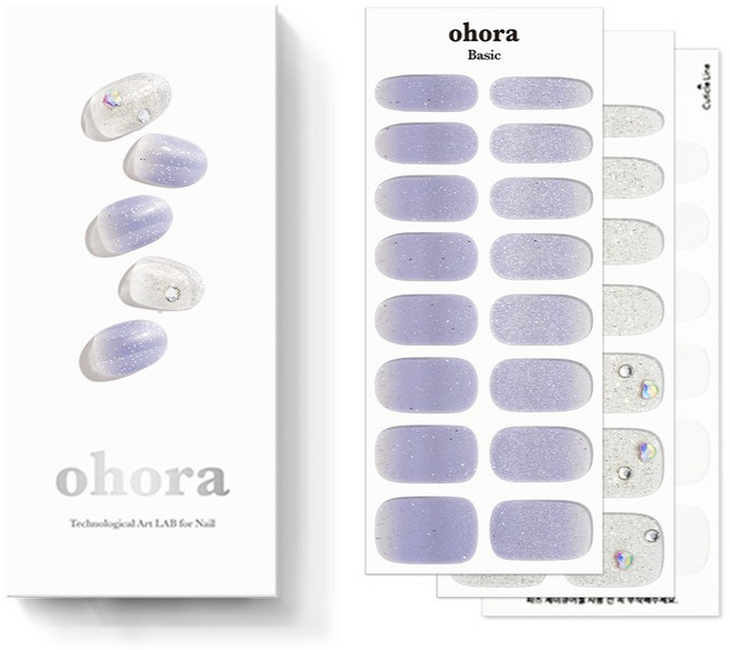 오호라 젤스트립 네일, N Ice Queen, 1개