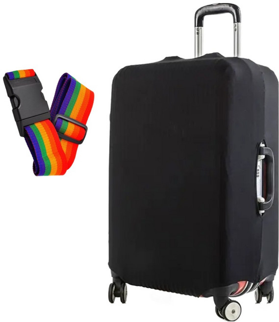 벨리안 고탄력 스판 캐리어 보호 커버 + 스트랩 세트