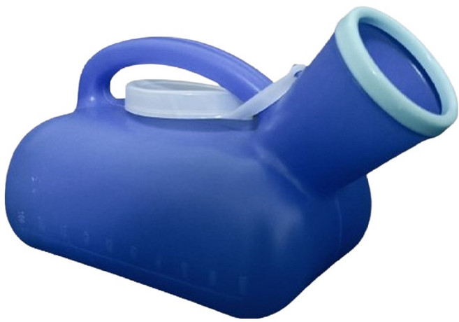 플렉스라인 남성용 이동식 간이 소변통, 블루, 1개