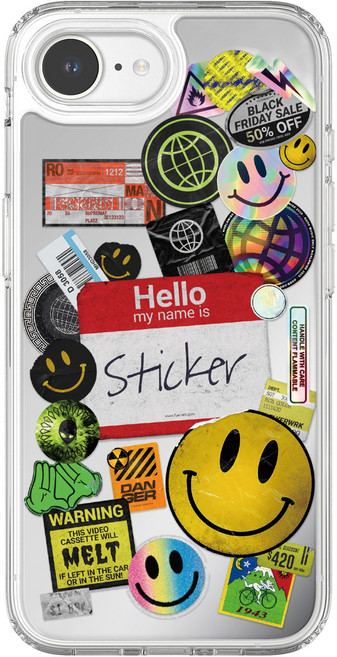 모란카노 퓨어쉴드 투명 유니크 디자인 맥세이프 미러 체인지 스킨 범퍼 휴대폰 케이스