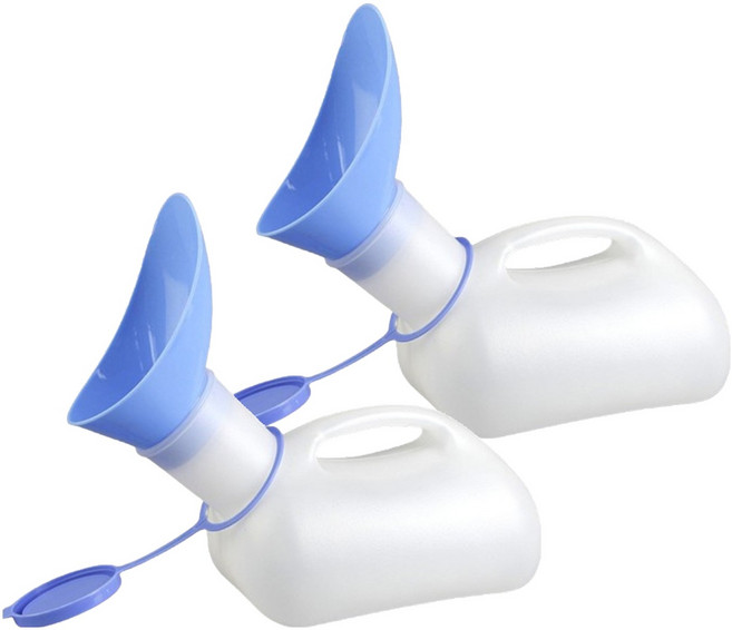 플렉스라인 휴대용 간이 소변기, 화이트, 2개