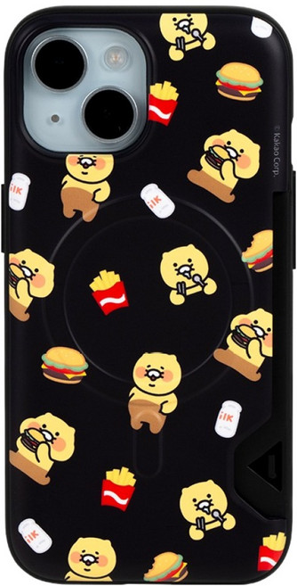 KAKAO FRIENDS Lucky Burger 雙卡槽磁吸 MagSafe 防撞手機殼