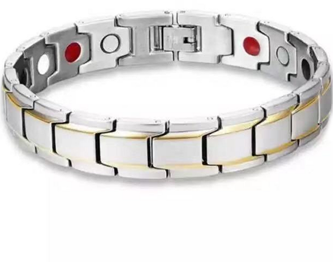 KODACHIEF 자석 팔찌 타잎1 실버골드, 1개